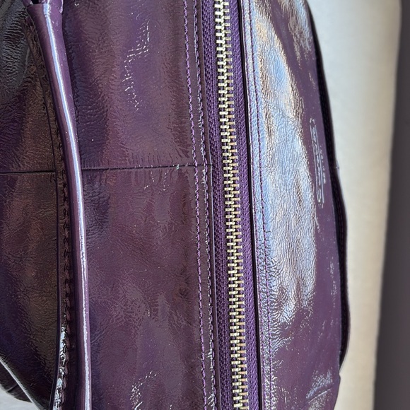 Coach Purple Patent Leather Bag - Picture 5 of 9